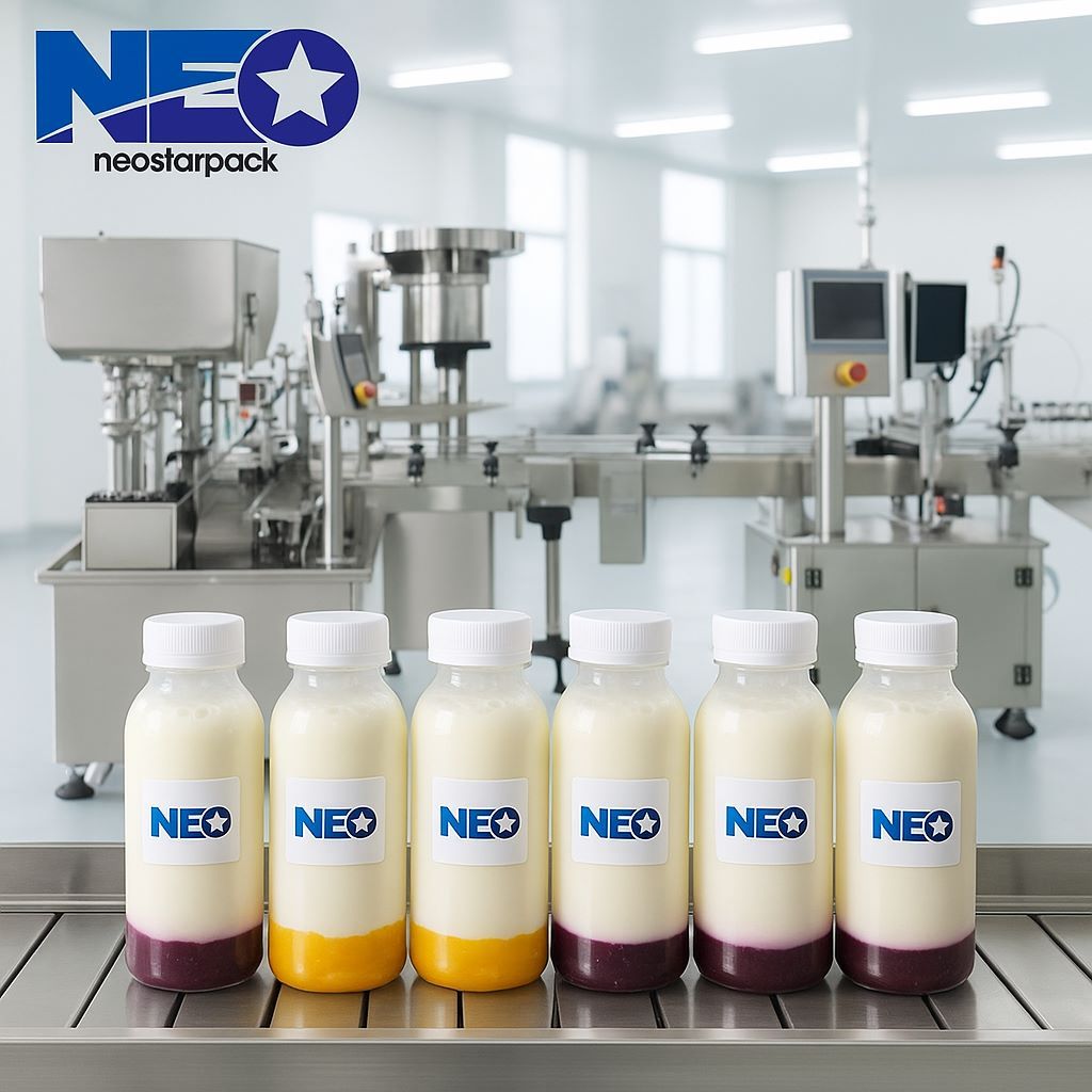 Neostarpack two-layer yogurt drink filling solution